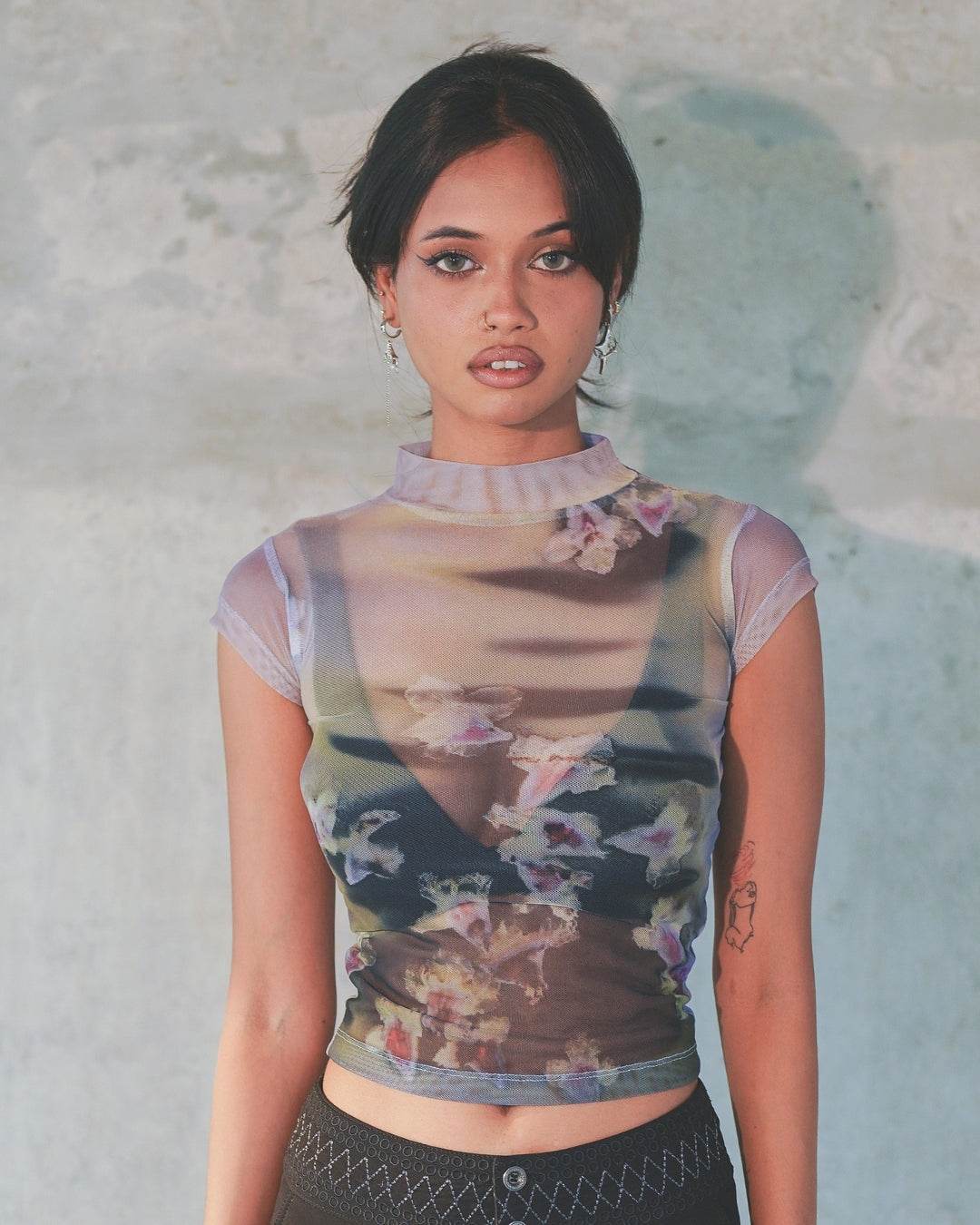 Spring Faerie Mesh Top - Arka Studio