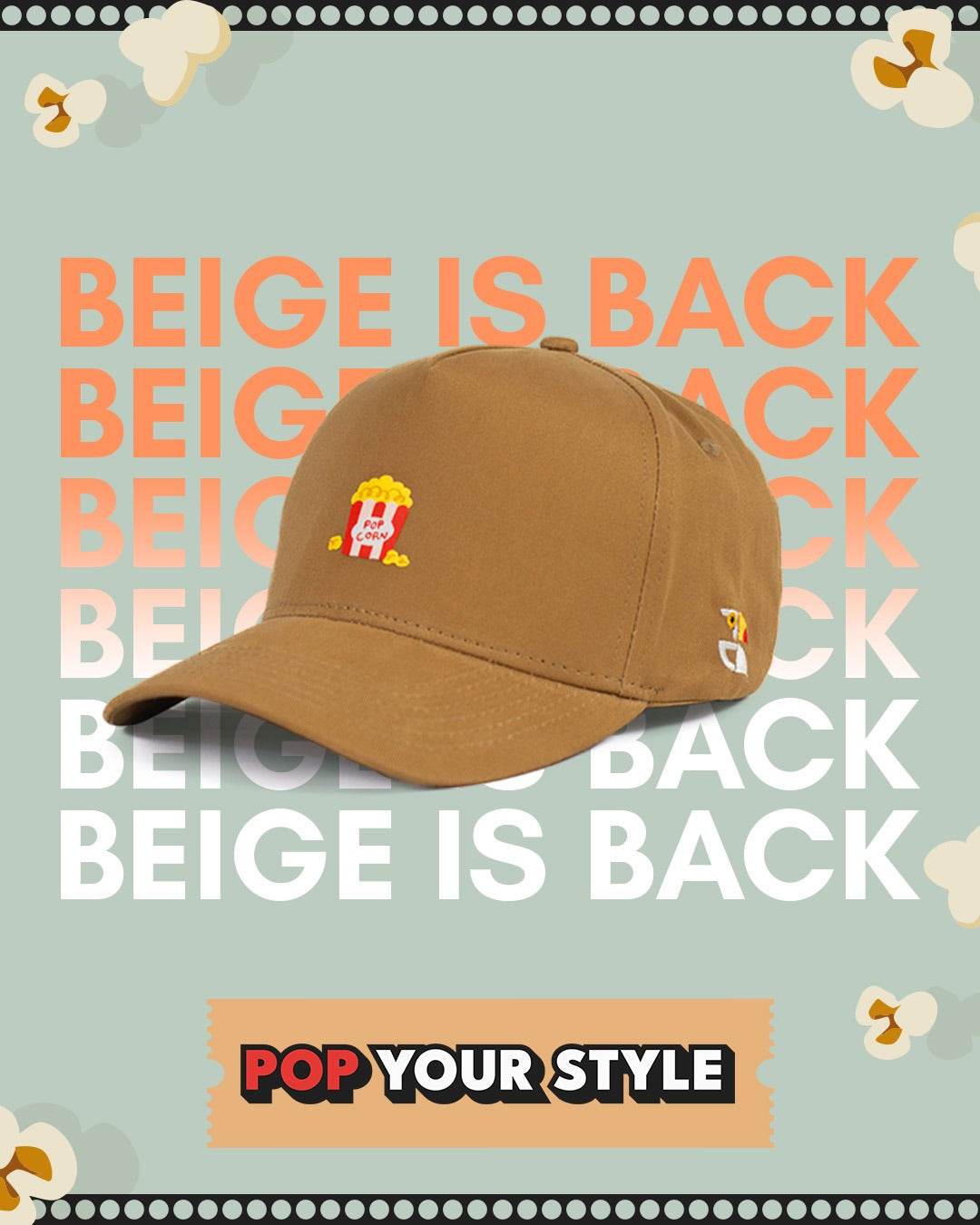 Toco Popcorn Cap - Arka Studio