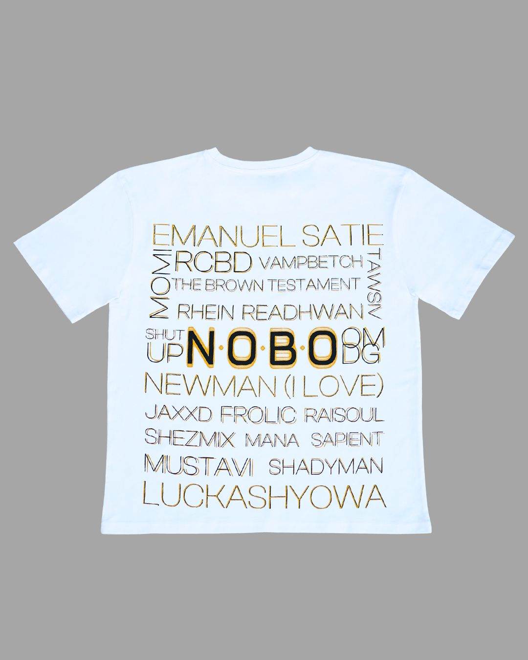 White NOBO T-shirt - Arka Studio