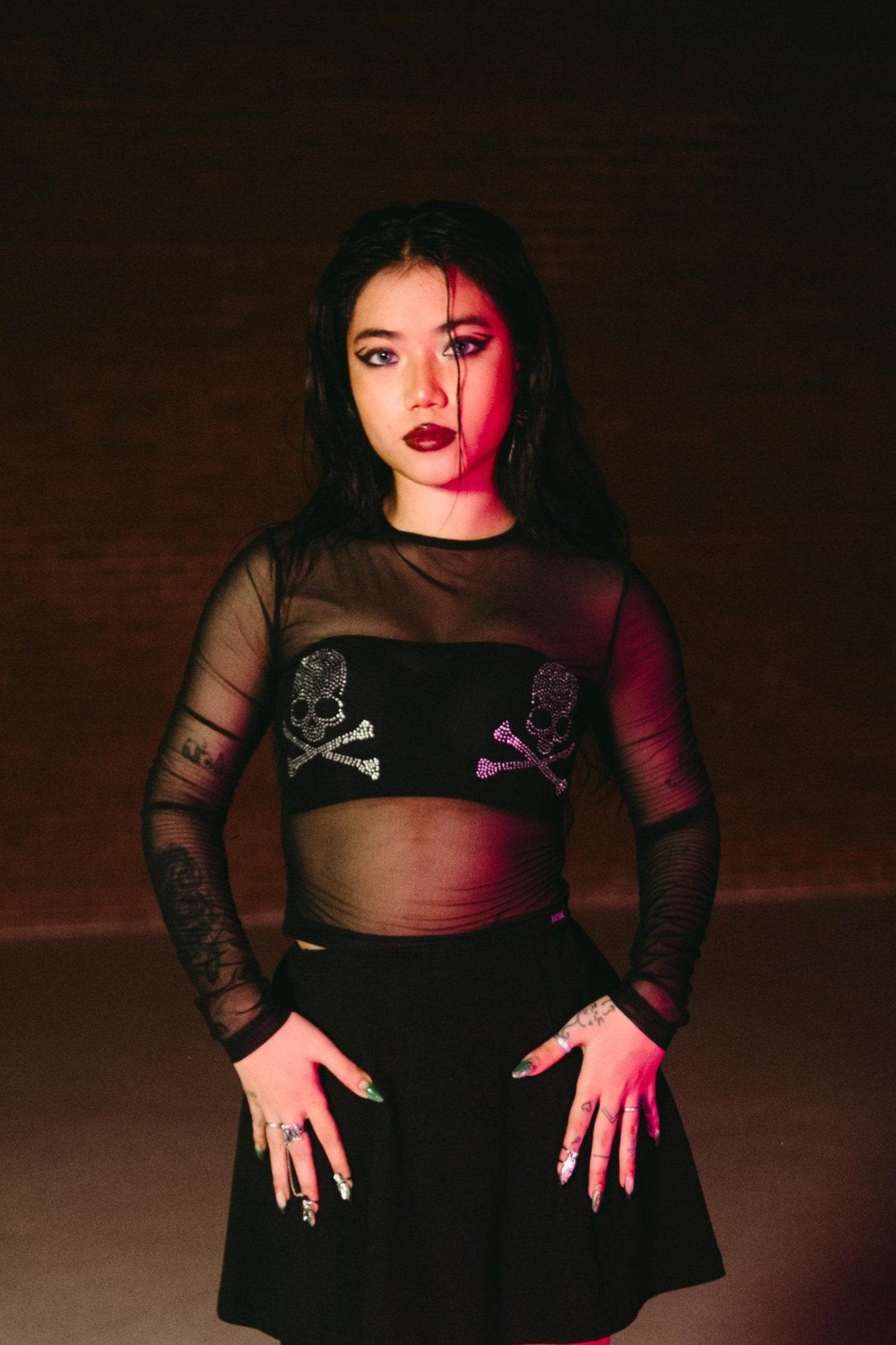 Halloween Capsule : Danger Mesh Top - Arka Studio