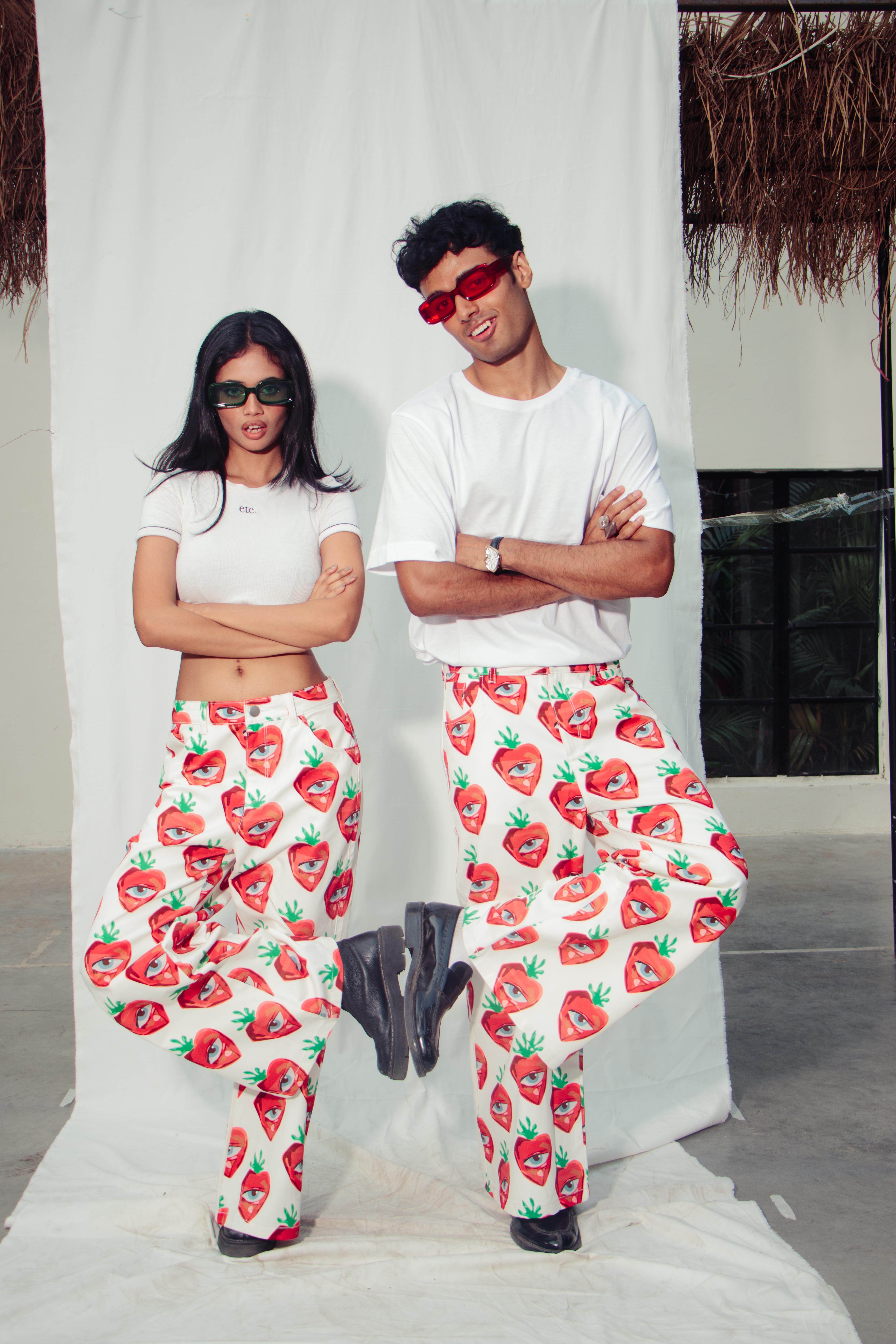 Strawberry Flare Pant - Arka Studio