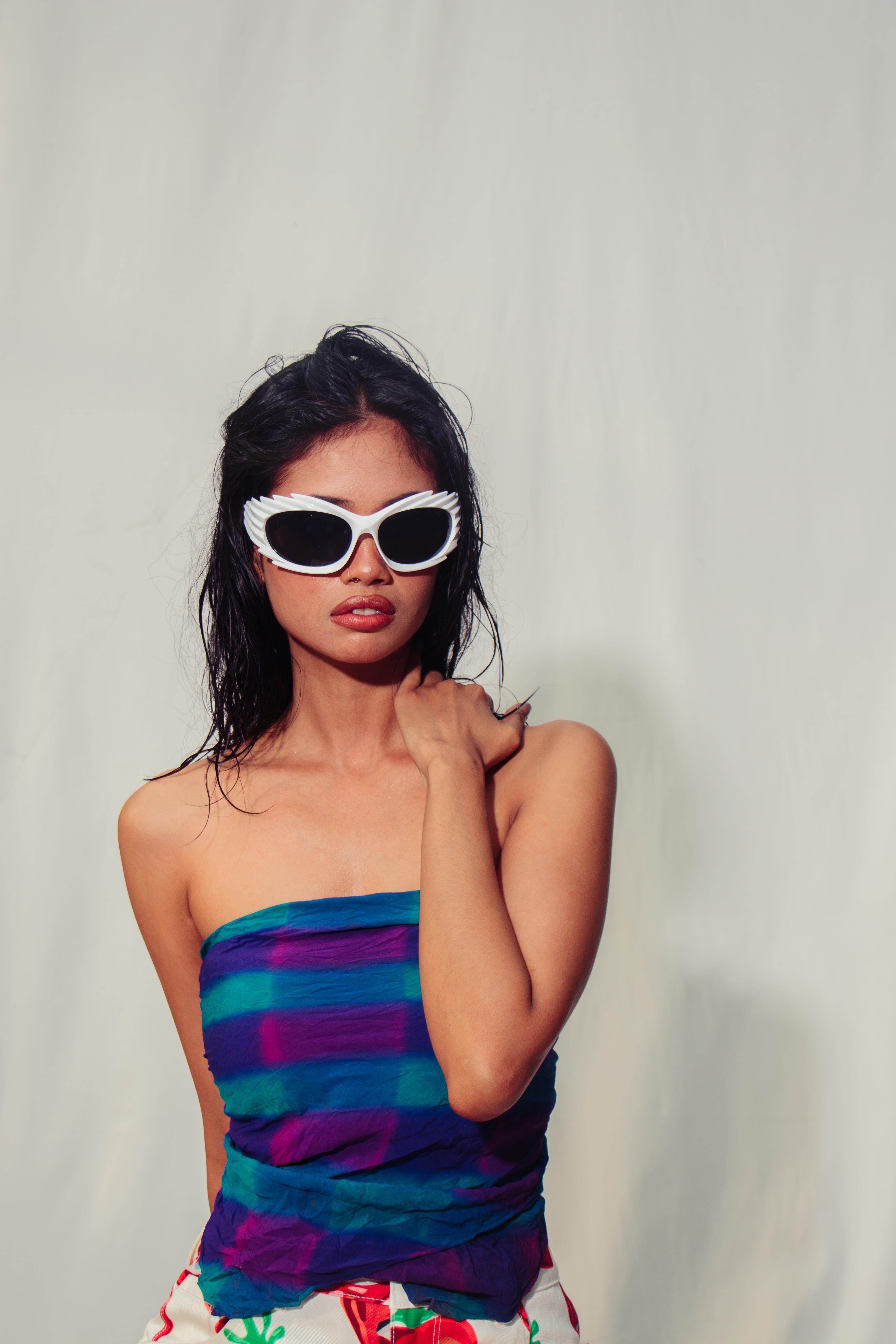 Winged Rectangular Sunglass - Arka Studio