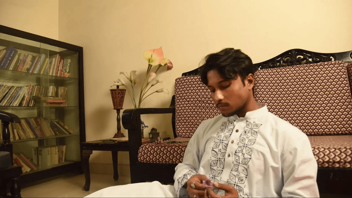 Blue Ayna Panjabi - Arka Studio