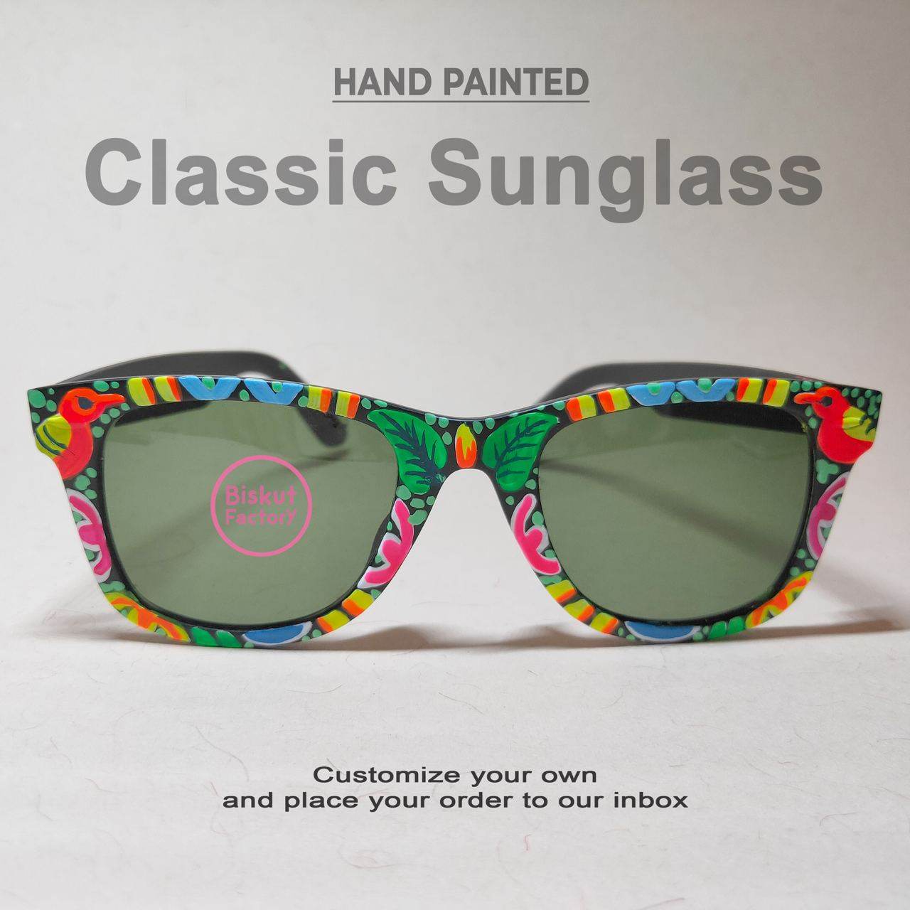 Hand-Painted Classic Sunglasses - Arka Studio