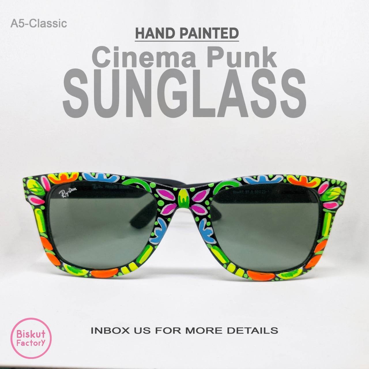 Hand-Painted Classic Sunglasses - Arka Studio