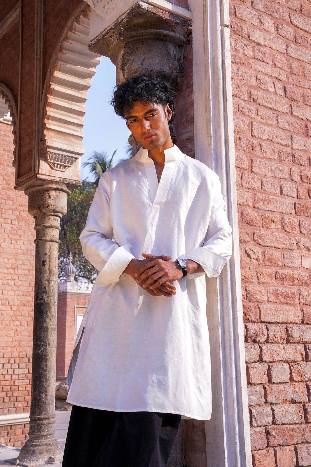 White Panjabi - Arka Studio