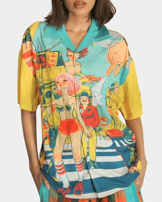 Neon Chaos Shirt - Arka Studio