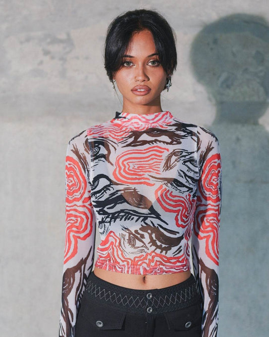 Rolling Mesh Top - Arka Studio