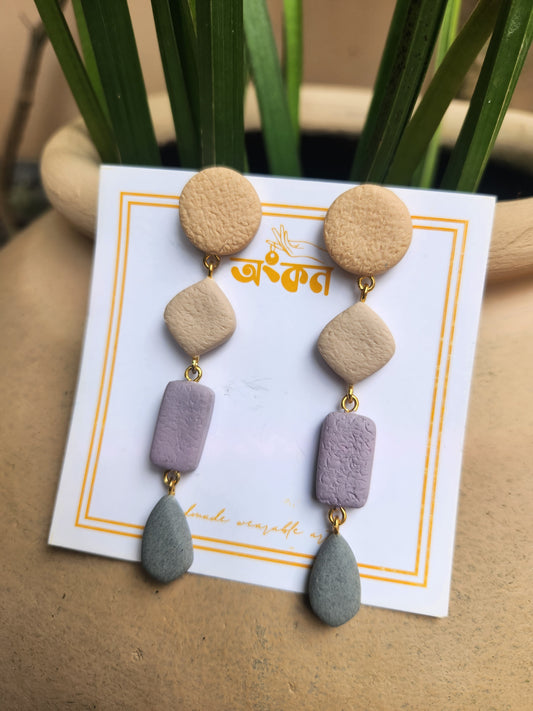 Nude Statement Earring