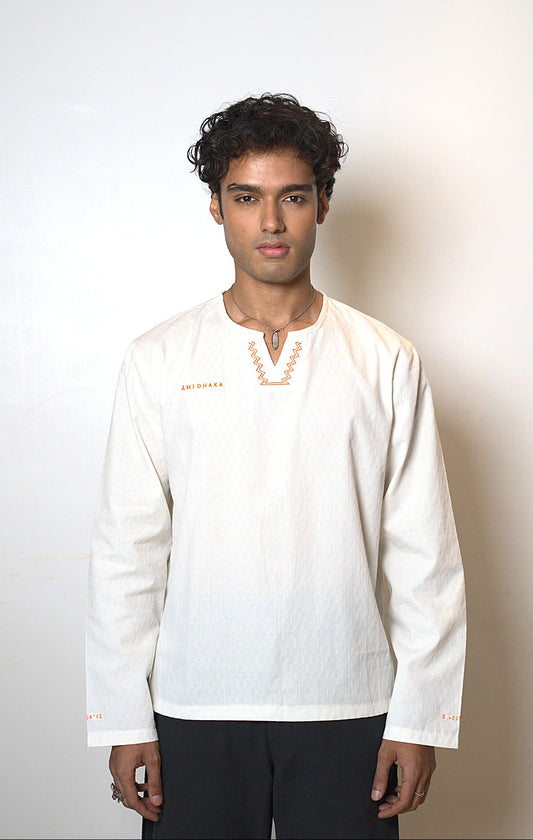 AMI Dhaka Tunic White