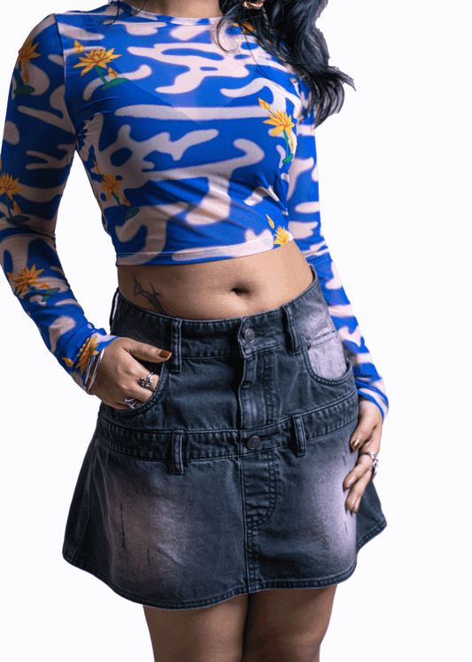 Mesh top full sleeve - Arka Studio