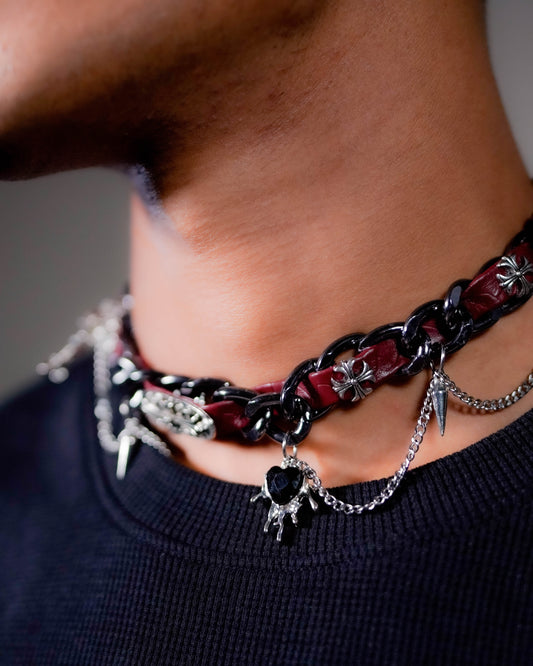 Red Heart Choker