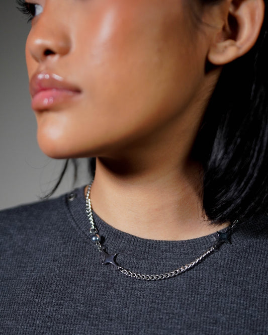 Silver Drop Necklace