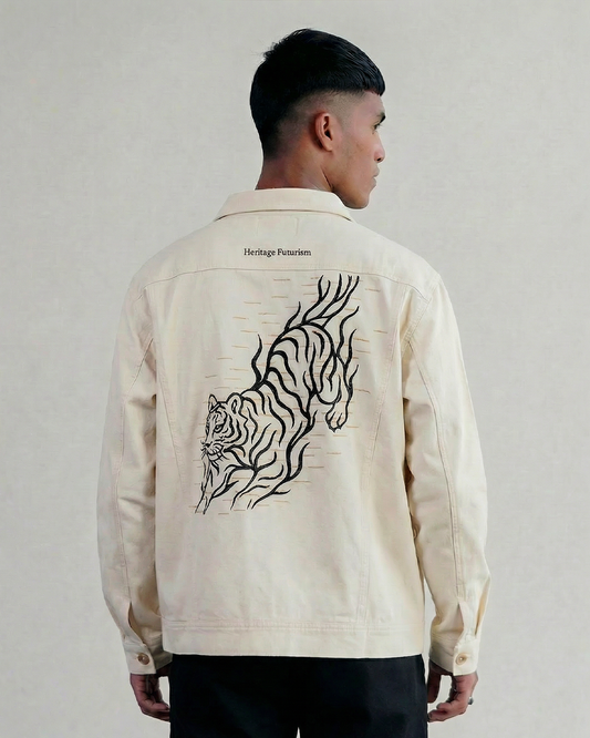 Tiger Heritage Full Sleeve Shirt Cream