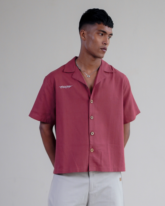 Heritage Regular Shirt Maroon