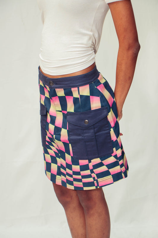 Checkered Skirt - Arka Studio