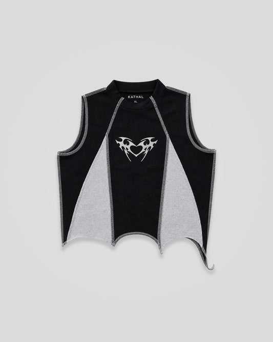 Sleeveless Asymmetric Top