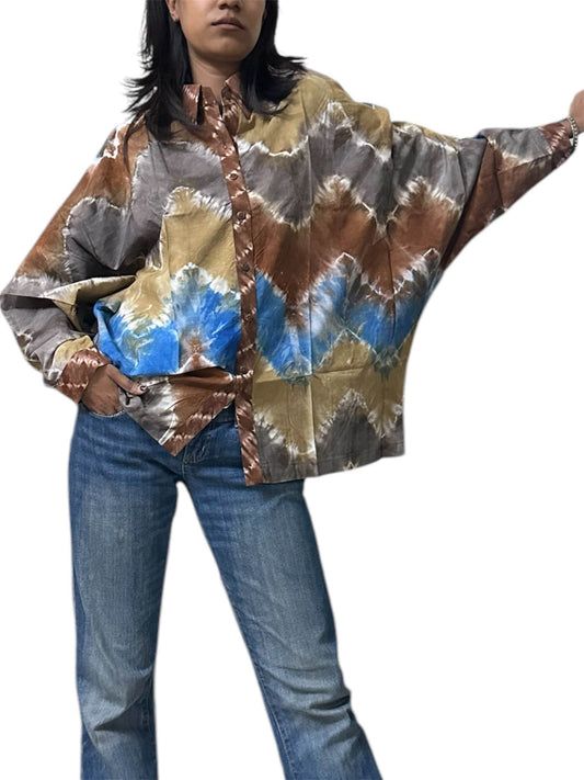 Kimono Style Women's Shirt - Arka Studio