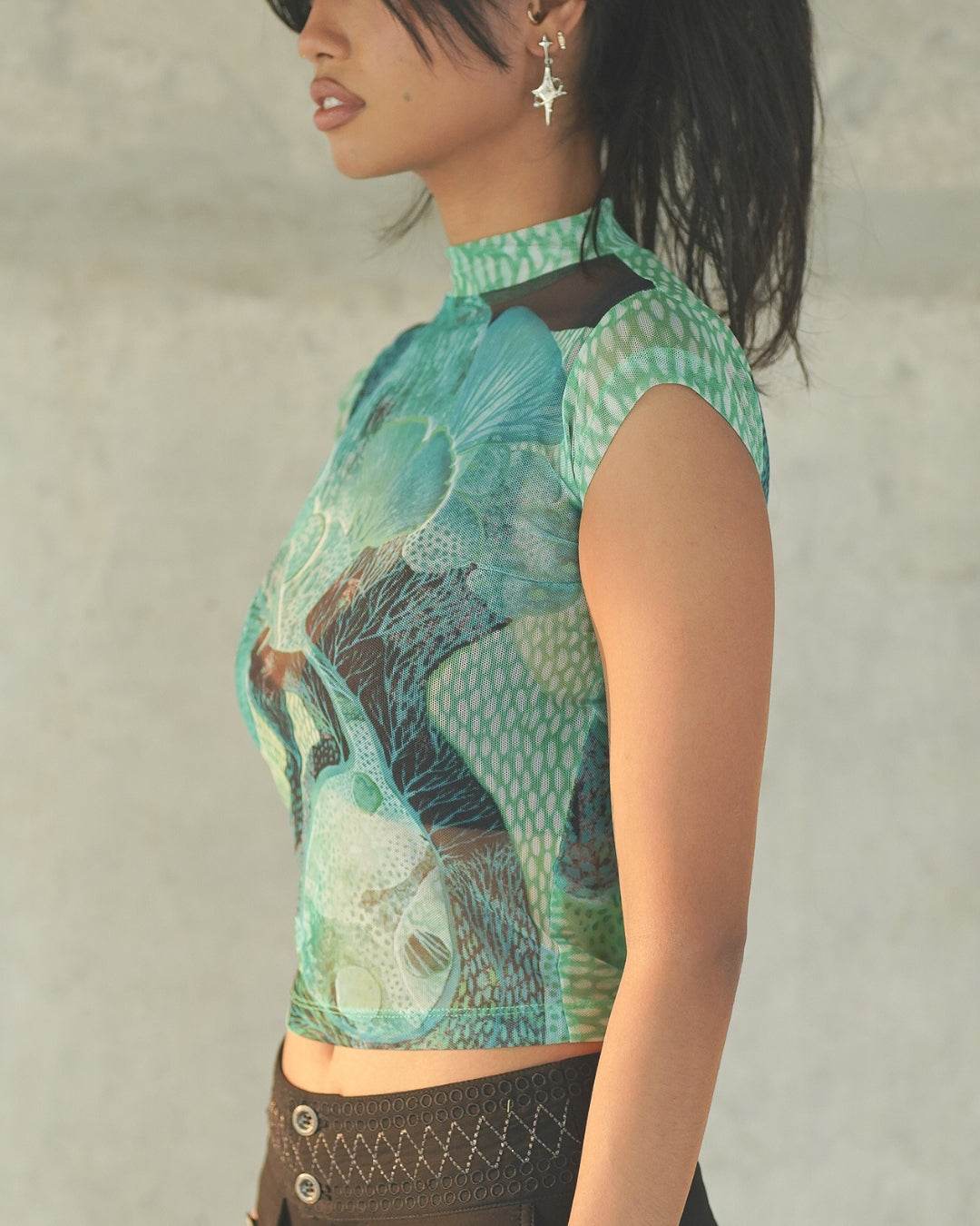 Swamp Faerie Mesh Top - Arka Studio