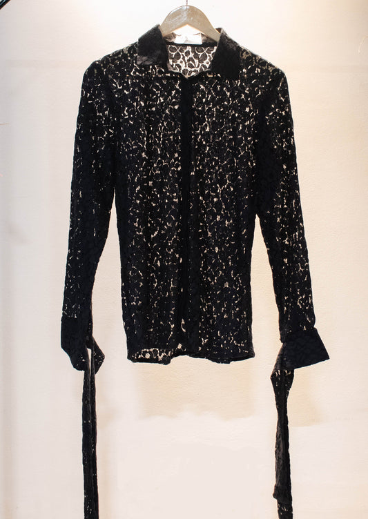 Gothic Romance Lace Shirt - Arka Studio