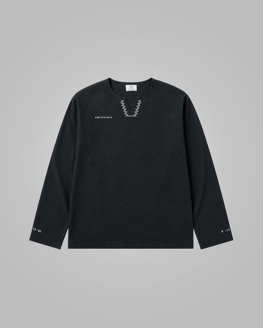 AMI Dhaka Tunic Black